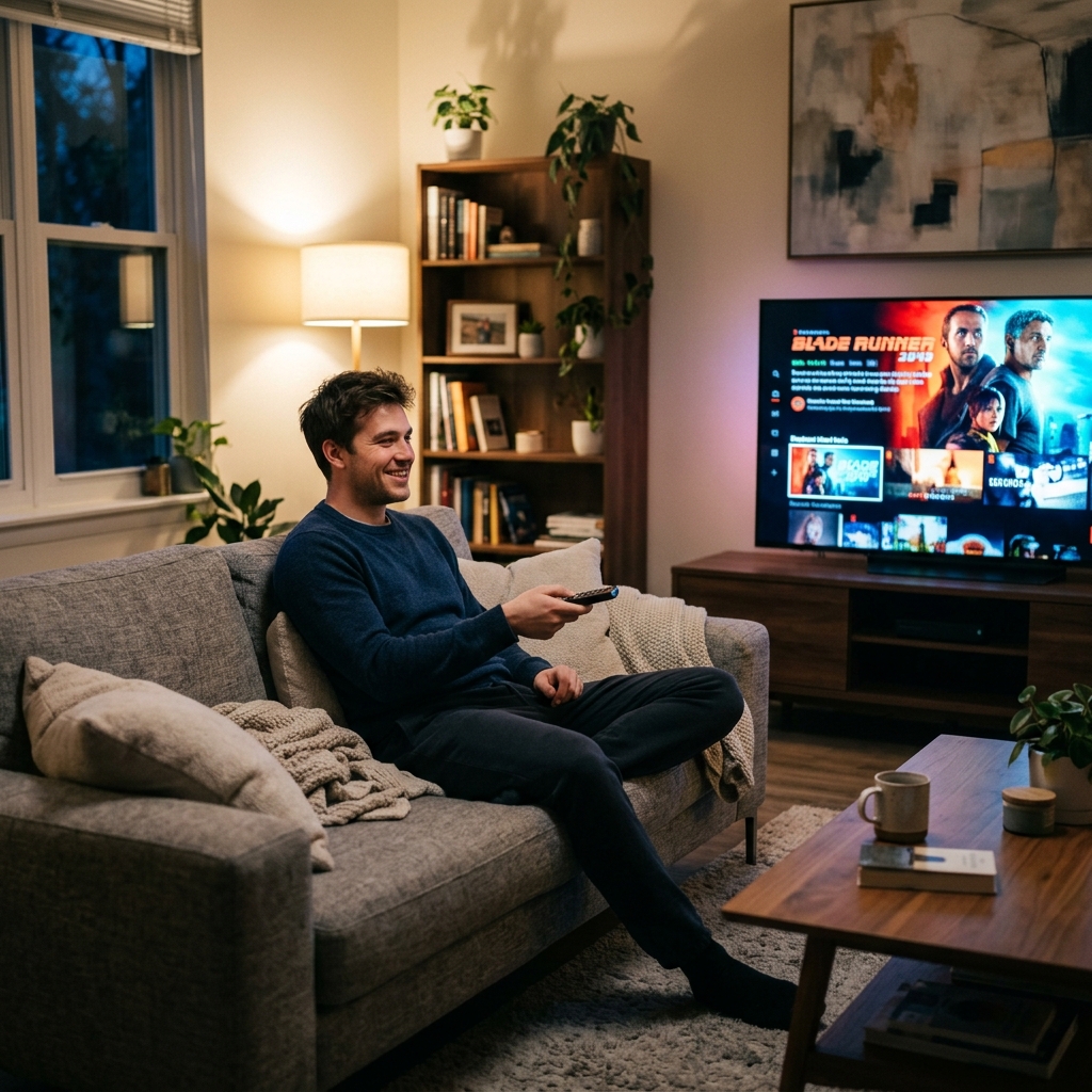 Man choosing twitiptv plan